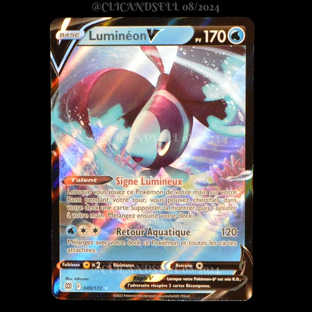 Luminéon V - EB09 040/172 - Stars Étincelantes SWSH09 - Cartes Pokémon main image 1