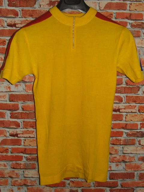 Bibliotheque Erotique Maillot Vélo Cyclisme Vintage 70'S 80% Lana