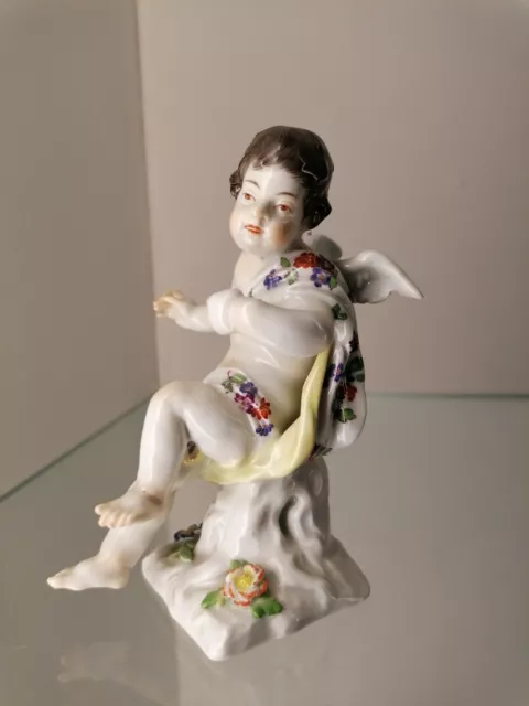 Meissen Porzellan Amor Engel Putto Cherub Figur 1. Wahl