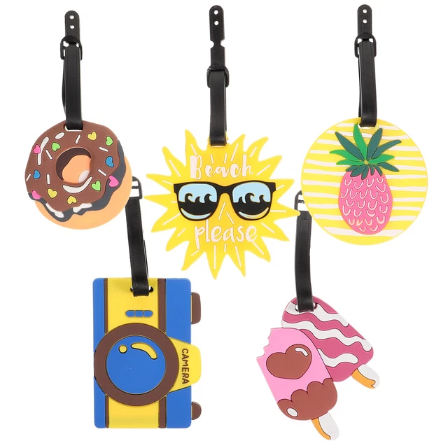 ACCESSOIRES BAGAGE,Étiquette De Bagage Pour Valise En Silice