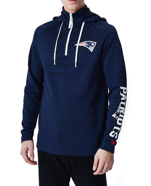 New Era Zip-Hoodie Engineered Raglan New England Patriots navy
