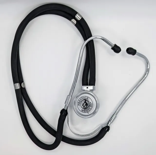 Prestige Medical Stethoscope Sprague-Rappaport Dual Tube Dual Head Black
