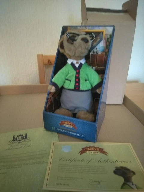 BOXED MAIYA + VASSILY Compare the Market Meerkat plush toys - money to ...