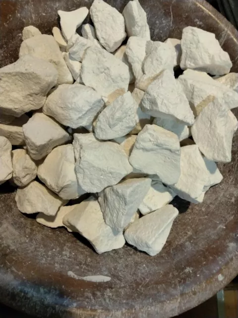 Grandma's Georgia White Kaolin Clay Chunks Edible Dirt Chalk ASMR