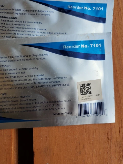 600pc DYNAREX 7101 Snap Electrodes pregelled