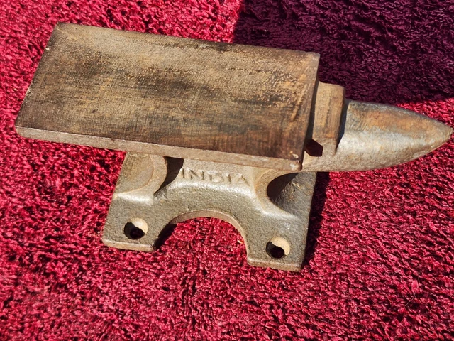 1 lb 7 oz Anvil, made in India.