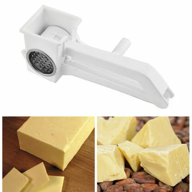 Stainless Steel Rotary Cheese Grater Hand Held Cut Slicer Multifunction Grater