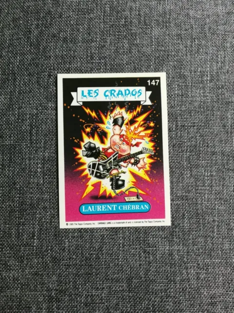 Lot de 5 cartes de collection Les Crados - Barnabé PLOMBE, Manu VELU,  Laurent CHEBRAN, Christophe CATASTROPHE, Titus SACAPUCES