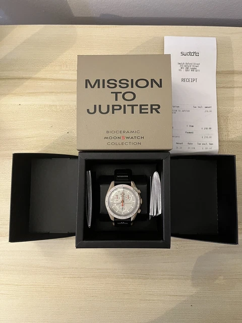OMEGA X SWATCH Moon Swatch Bioceramic Mission To Jupiter - Reciept ...
