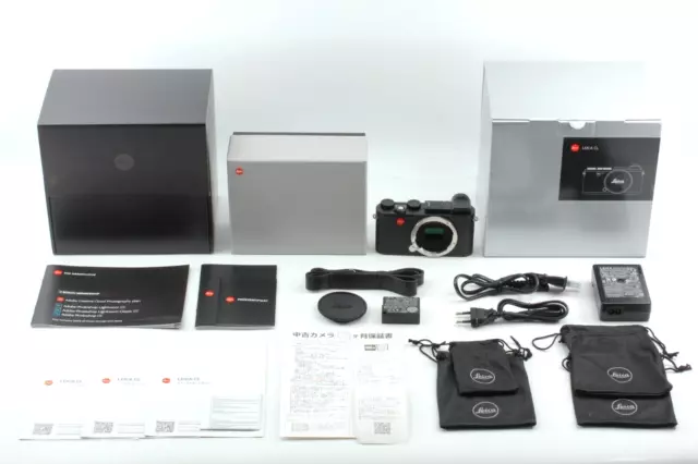 [TOP MINT Box Fullset] Leica CL Black 24.2MP Type 7323 Digital Camera Body JAPAN