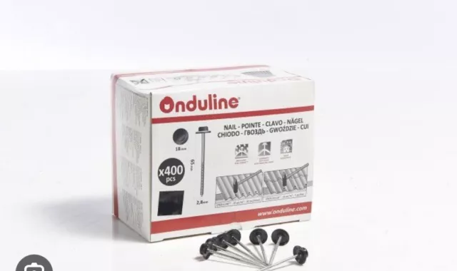 GENUINE ONDULINE Roof Sheet Fixing Nails / Screws COROLINE CORRUGATED BITUMEN