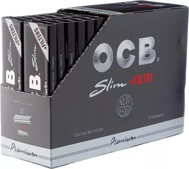 Feuilles slim + filtre OCB premium x32 - Tabac Totem Alès