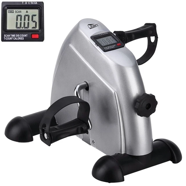 LCD PEDALTRAINER FITNESSBIKE Mini Heimtrainer Arm und Beintrainer