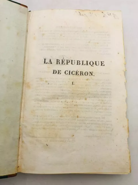 La république de Cicéron / Ciceron / M. Mai / 1823 3