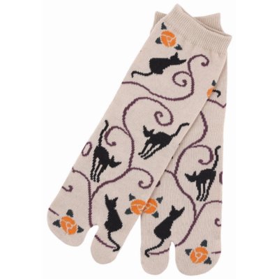 LYS Chaussettes japonaises TABI femme,enfant 34/39 bleu turquoise fleur de lys 