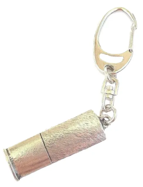 Shotgun Cartridge Handcrafted from Solid Pewter In the UK Key Ring