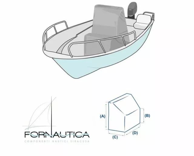 Telo Copriconsolle Barca Copri Consolle Misura M Impermeabile Resistente Uv