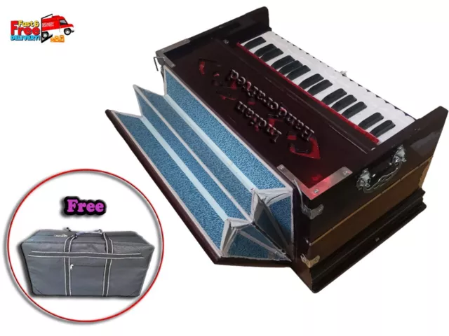 Musical Instruments Harmonium 4 Stopper Double Bellow 32 Key Long Sustain Sound
