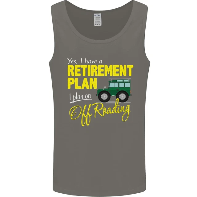 Gilet da uomo divertente Retirement Plan Off Roading 4X4 Road 4