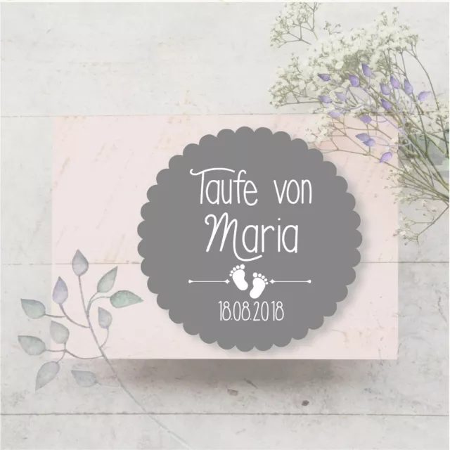 24 Aufkleber Sticker Etiketten Danke Taufe Hochzeit Kommunion Konfirmation