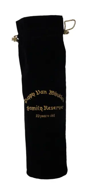 Pappy Van Winkle Family Reserve 23 Year Bourbon Black Velvet Bag Brand New Rare