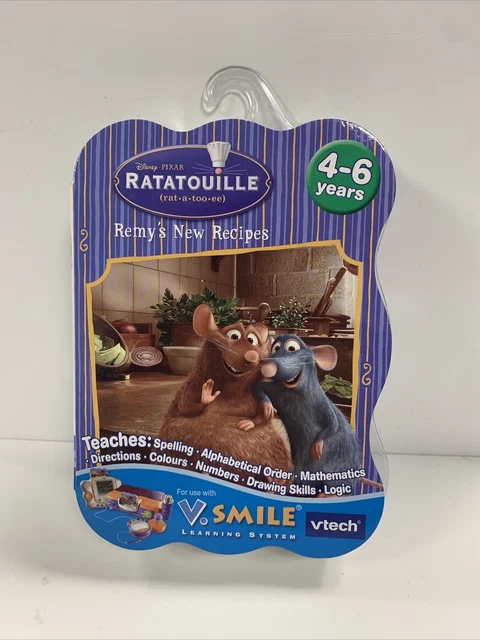 DISNEY PIXAR RATATOUILLE VTech - V.Smile Game Cartridge Rare Still ...