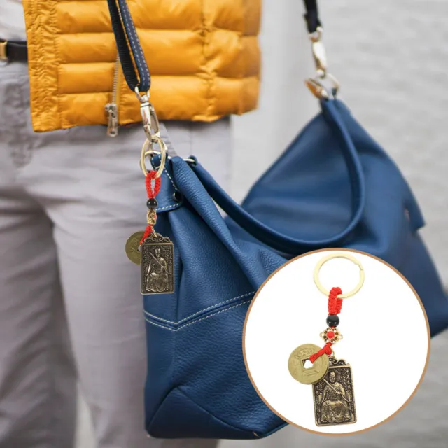 Delicato portachiavi stile cinese portachiavi borsa da appendere ornamento chiave decorativa