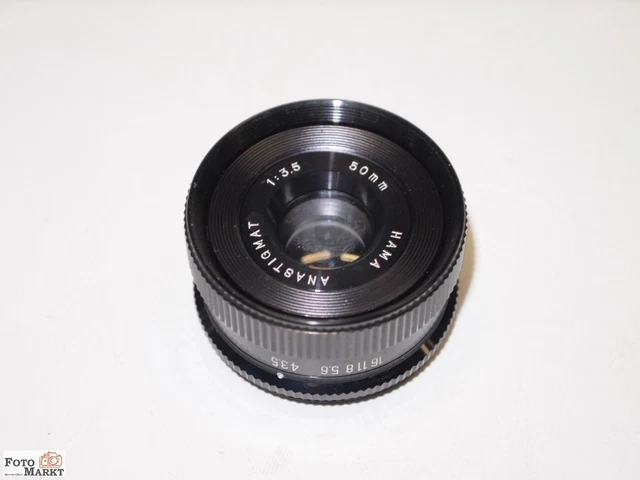 Lente Hama Anastigmat 3,5/50 M-39 Rosca Lentes Objetivo