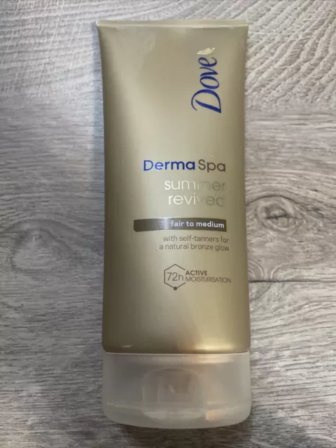 Loción corporal de piel clara a mediana Dove Derma Spa Summer revived 200 ml 72 horas
