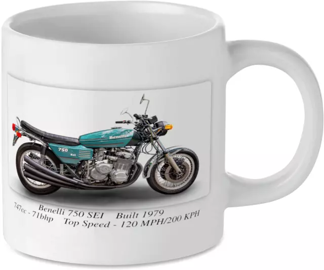 Benelli 750 SEI Motorcycle Motorbike Tea Coffee Mug Biker Gift Printed UK