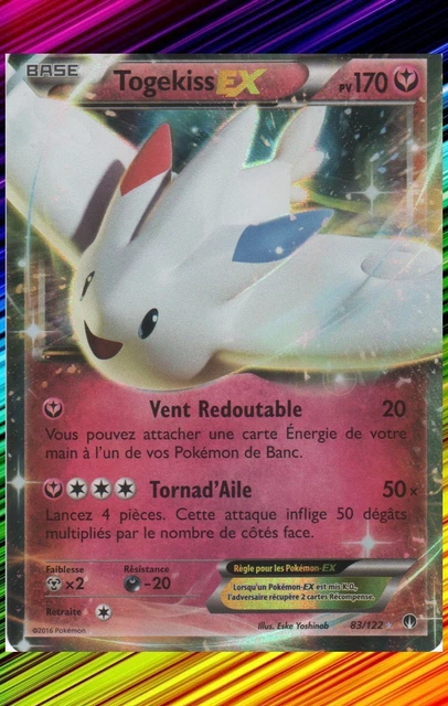 Pokémon TCG Togekiss-EX BREAKPoint 83/122 Holo Holo Rare EX for sale