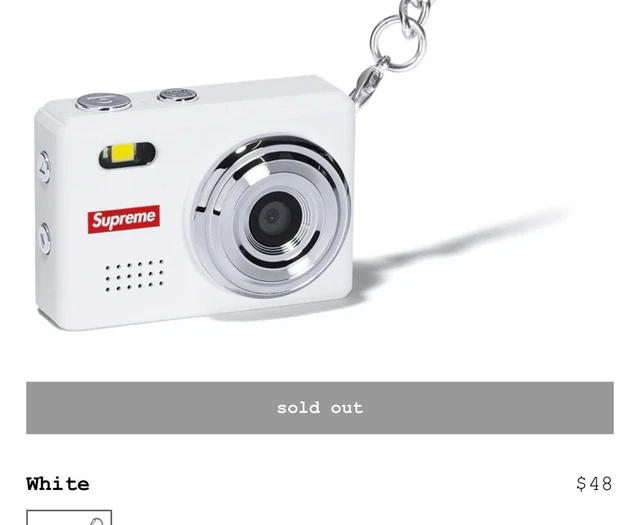 Supreme Digital Camera Keychain 