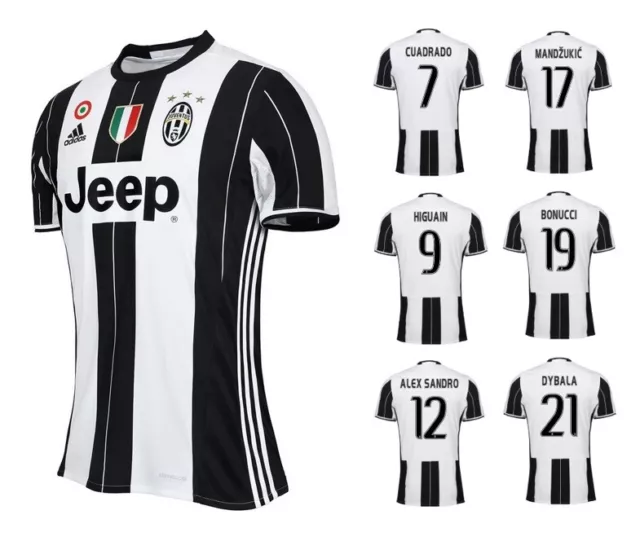 Trikot Adidas Juventus Turin 2016-2017 Home I JUVE Coppa Scudetto +Spielernummer