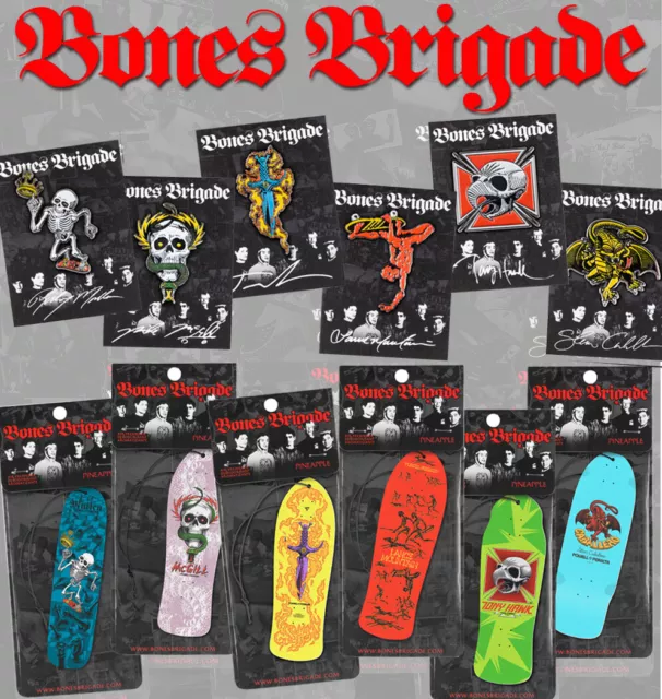 POWELL PERALTA Series 15 Air Freshener / Pins-  BONES BRIGADE Skateboard  Co'