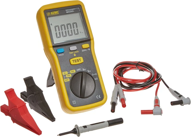 2126.53 Digital Megohmmeter, 1000V, Black