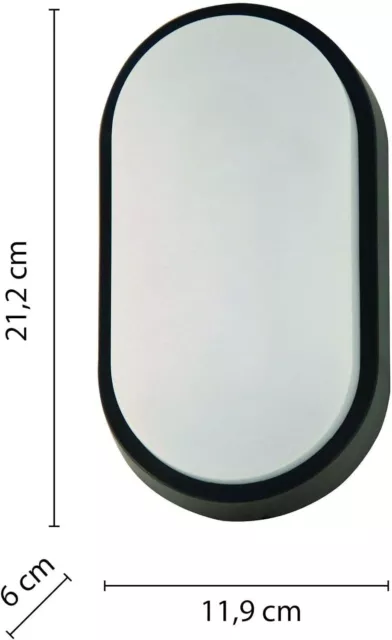 Velamp TARTARUGA-XL2: applique LED 14W 1000 lumen con 2 cornici (bianco e... 3