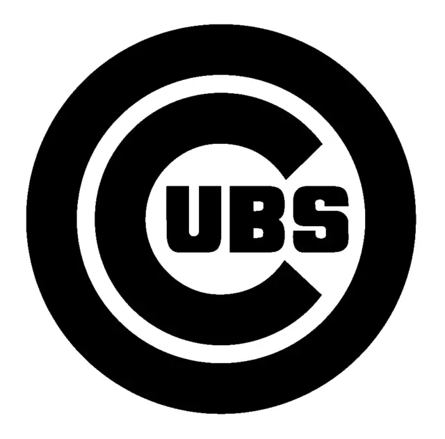 Decal Vinyl Truck Car Sticker - MLB Baseball Chicago Cubs