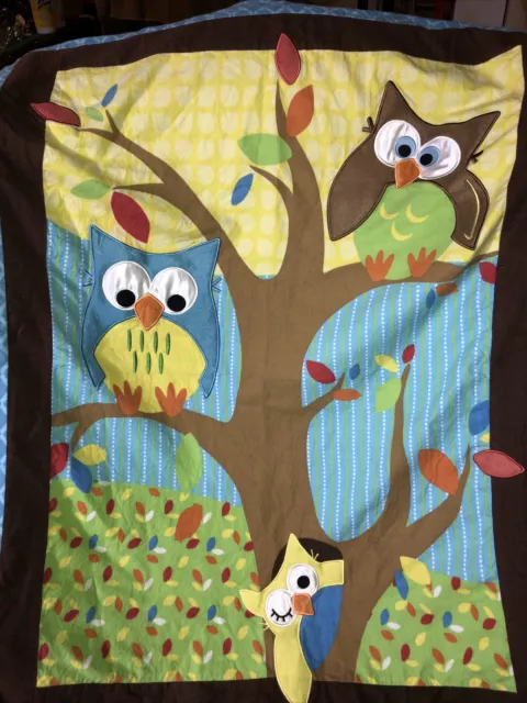 43”x 37” Owl Fabric Panel