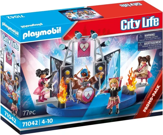 Playmobil City Life 71042 Music Band Promo Pack, Muisik, Band