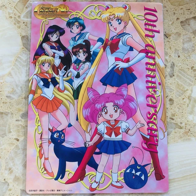 sailor moon Bishoujo Senshi World 10th Anniversary Large Card Sheet No.5789