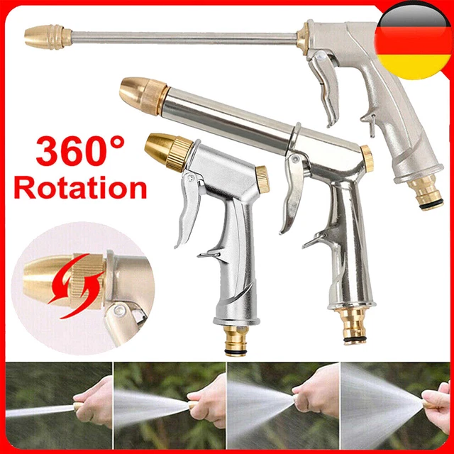 Auto Hochdruck Handbrause Wasserpistole Düse Gartenspritzpistole Schlauchspritze