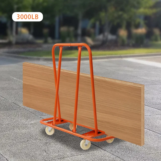 Carrello a piastre carrello per trasporto carrello a piastre carrello a mano trasporto piastre fino a 3000 libbre