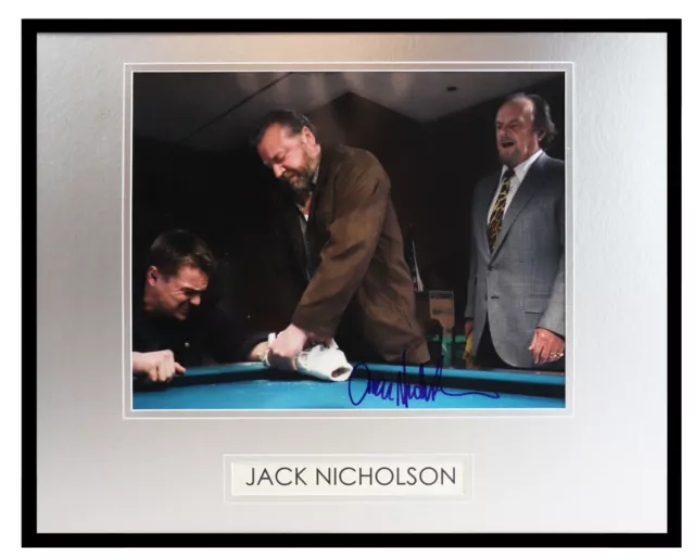 Jack Nicholson Signed Framed 16x20 Photo Display JSA The Departed