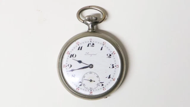 Ancienne Montre Gousset Swiss Made à Guichets – Occasion, Fonctionnelle, Pièce De Collection