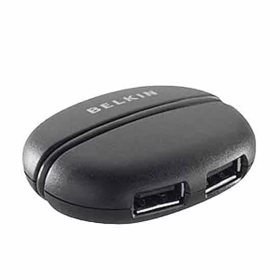 Belkin 4-port Travel Hub Hi-Speed USB 2.0 Ports