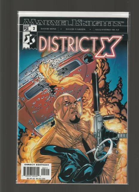 District X #2 Marvel Knights Comics 2004 Bishop X-Men 1St App Mr. M