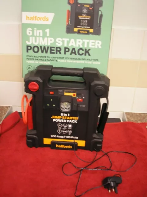 Halfords Advanced Lithium Jump Starter - Up to 3L