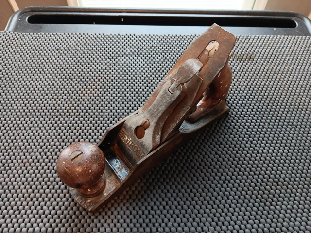 VINTAGE STANLEY BEDROCK No.603 WOODWORKING PLANE ,CORRUGATED BOTTOM