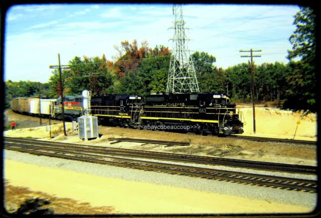 Railroad Slide Seaboard Coast Line SCL 1563-1579 Action at Junction 1981