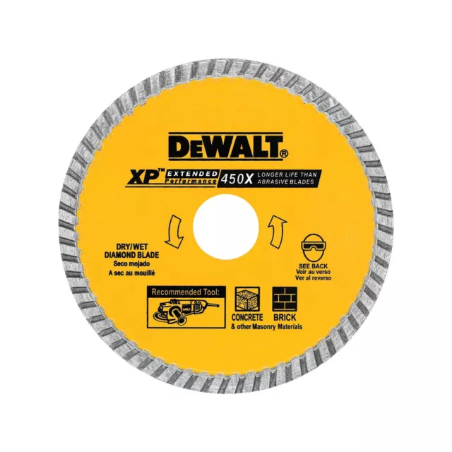 DeWalt DW4702 4" XP Turbo Diamond Blade New